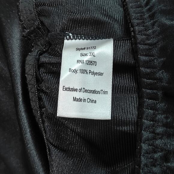 Intimate Designs Semi Sheer Black Lounge Pants Womens 3XLarge - Picture 2 of 3